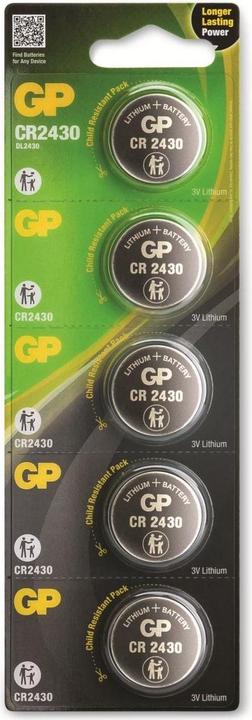 Actual product image GP Batteries Lithium Cell (5 pcs., CR2430, 300 mAh)
