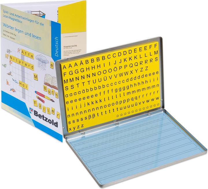 Betzold Lese-Magnetbox Mit 32 Arbeitsblättern (Deutsch)