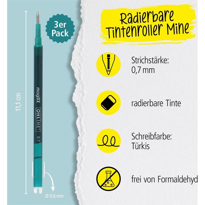 Produktbild Online Gelmine Magixx türkis (Türkis, 0.70 mm, 3 Stk.)