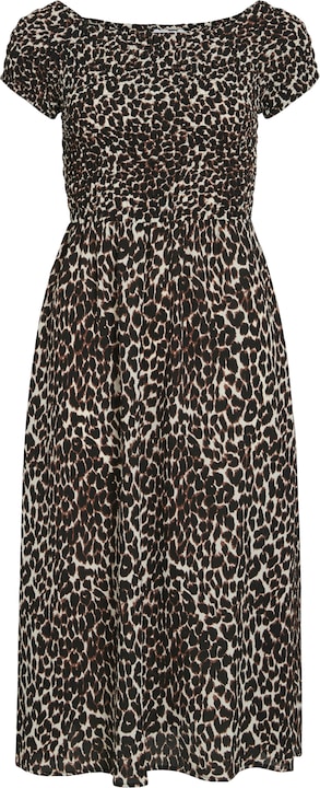 Vila VIRITA Midi Gesmoktes Kleid