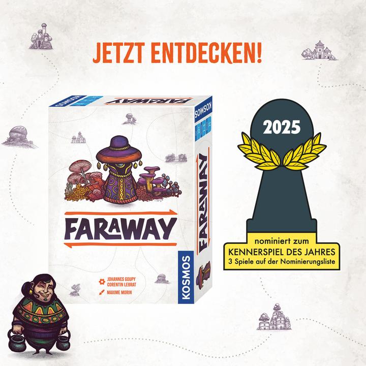 Actual product image Kosmos Faraway (German, 2 - 6 Players)