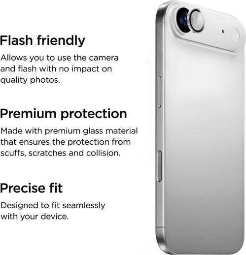 Actual product image Eiger Camera lens protection ring Mountain Glass (1 pcs., Apple iPhone Air)