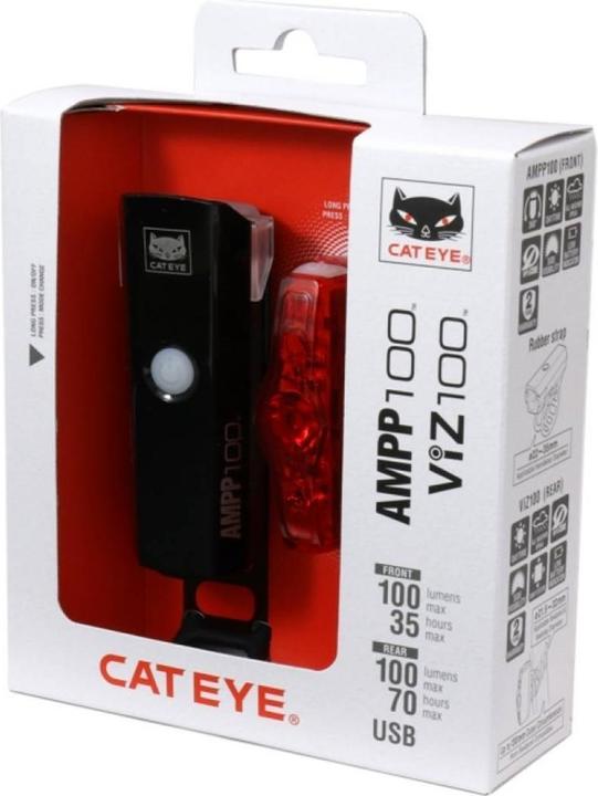 Actual product image CatEye Ampp 100 & Viz 100 (100 lm, 100 lm)