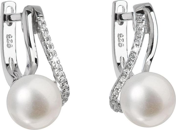 Immagine prodotto Evolution Group Orecchini in argento con perle autentiche Pavon 21024.1