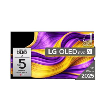 Image du produit LG OLED83G51LW TV 83" 4K UHD 3840x2160, Smart TV, Black (83", G5, OLED, 4K, 2025)