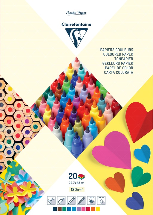 Productafbeelding Clairefontaine Glad papier (120 g/m², 1 x)