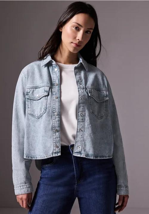 Produktbild Street One Denimhemdbluse (M)