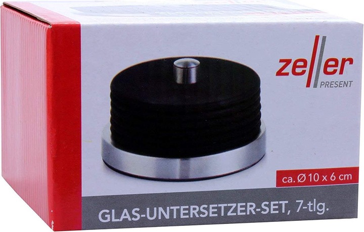 Immagine prodotto Zeller Present 27224 (6 x, Sottobicchiere in vetro)