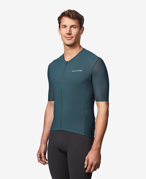Van rysel Radtrikot Rennrad kurzarm Sommer EDR Ultra grün
