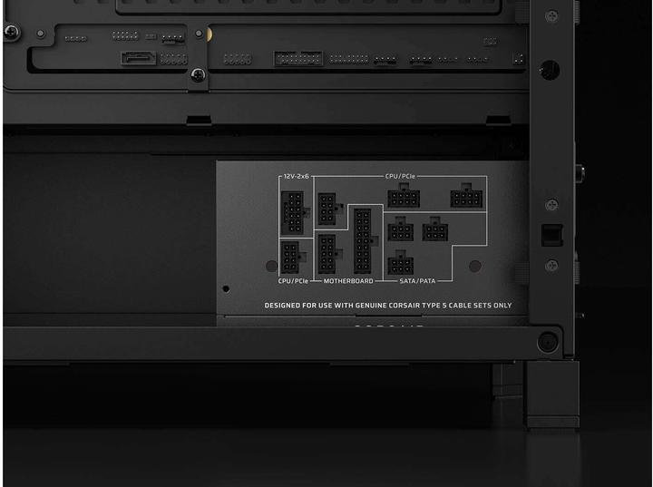 Actual product image Corsair RM750x Shift Strmforsyning - 750 Watt - 140 mm - ATX 3.1 - 80 Plus Gold certified (750 W)