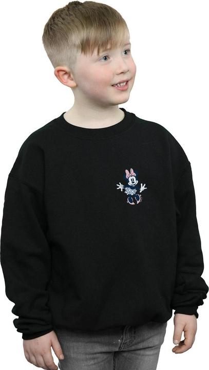 Actual product image Disney Boys Minnie Mouse Dancing Chest Sweatshirt (140, 146)
