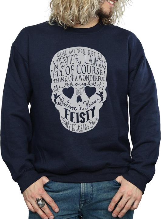 Immagine prodotto Disney Tinker Bell Skull Felpa Uomo (3XL)