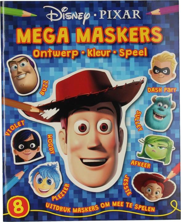 Actual product image Walt Disney Mask Book Disney Pixar