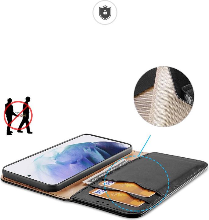 Produktbild Dux Ducis Hivo Series Leder Bookcover Hülle (Samsung Galaxy S22+)