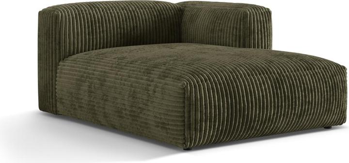 Image du produit Micadoni Chaise longue modulable droite, "Martina", 1 Place, 176x123x75 Fabriqué en Europe (Recamière)