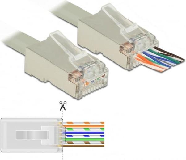 Produktbild Delock Netzwerkanschluss (Netzwerkkabel Stecker)