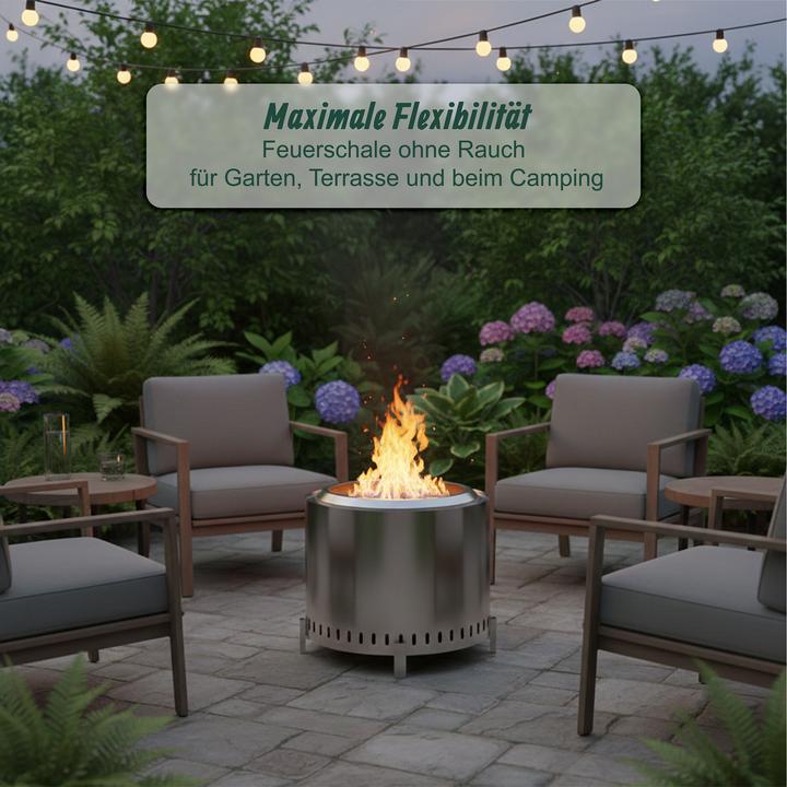 Produktbild Relaxdays Rauchfreie Feuerschale (49 cm)