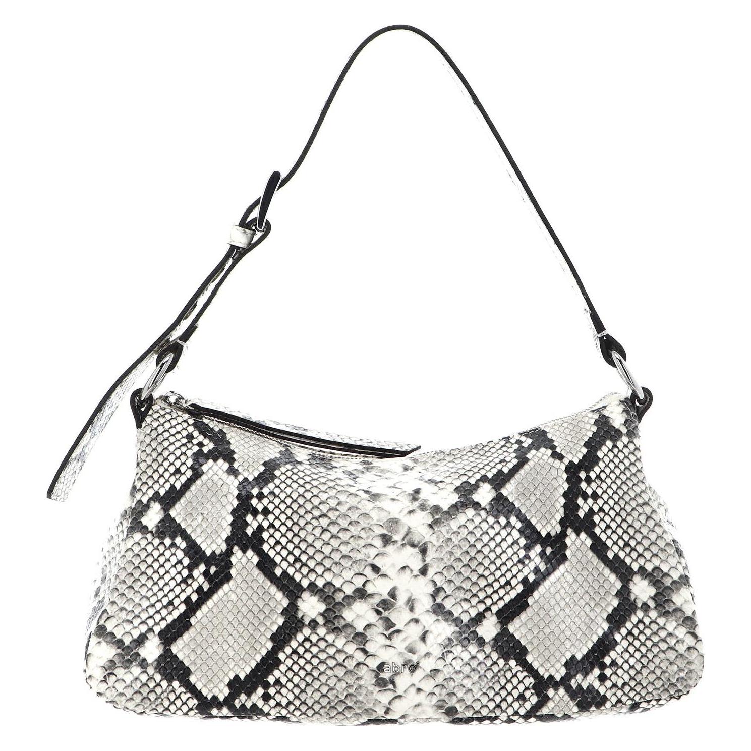 Abro, Damen, Handtasche, Leather Pitone By My Side Hobo Bag, Beige