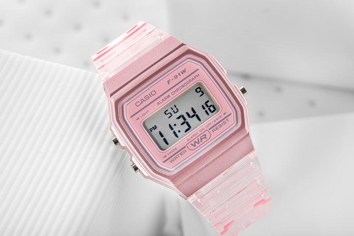 Produktbild Casio F-91WS-4DF Damenuhr + BOX (Digitaluhr)