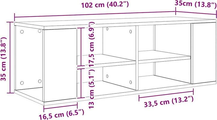 Produktbild VidaXL TV-Schrank (102 x 35 x 35 cm)