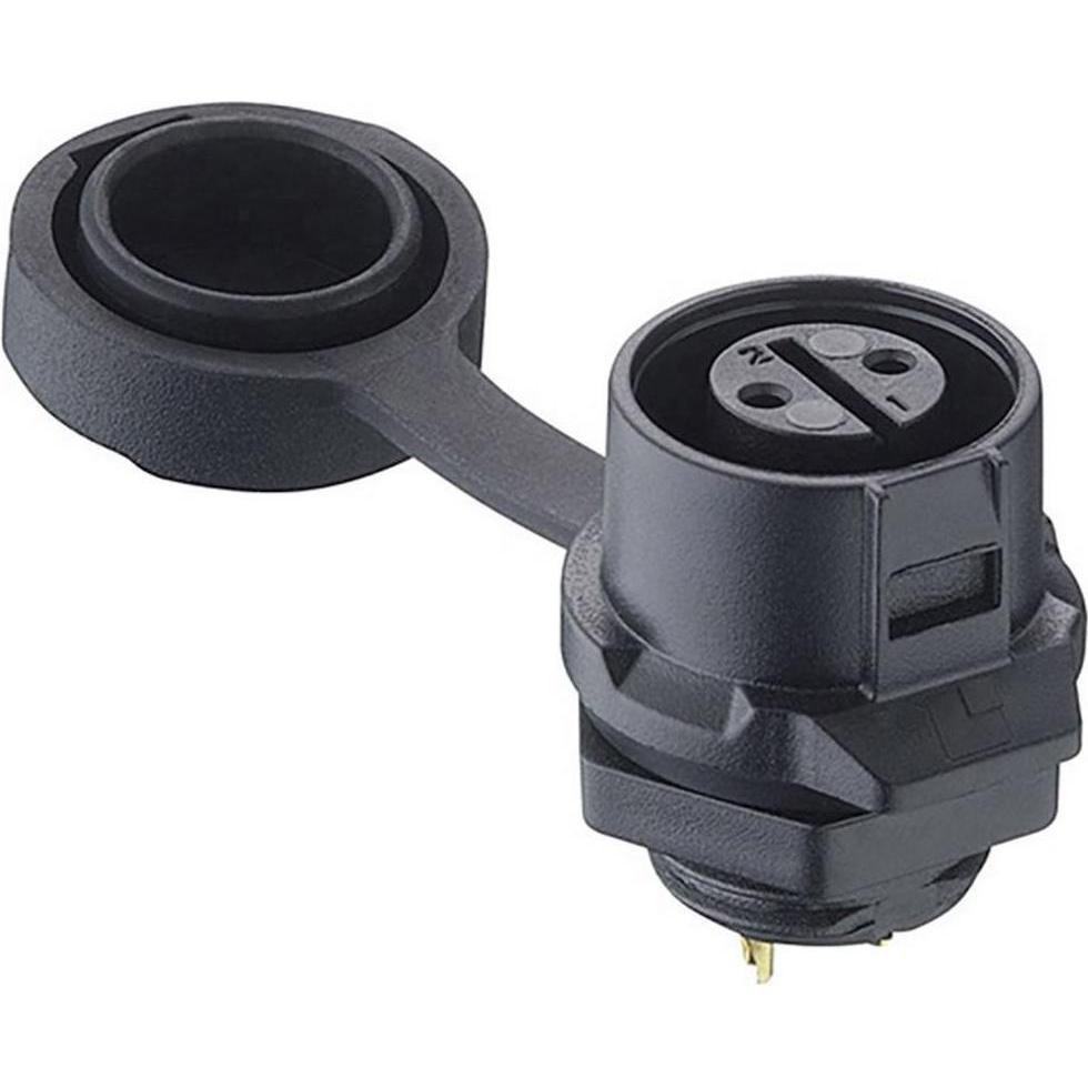 Thumbnail - Lumberg 0270 08 Rundsteckverbinder Kupplung, Einbau Gesamtpolzahl: 8 1 St., Elektronikkabel + Stecker, Schwarz