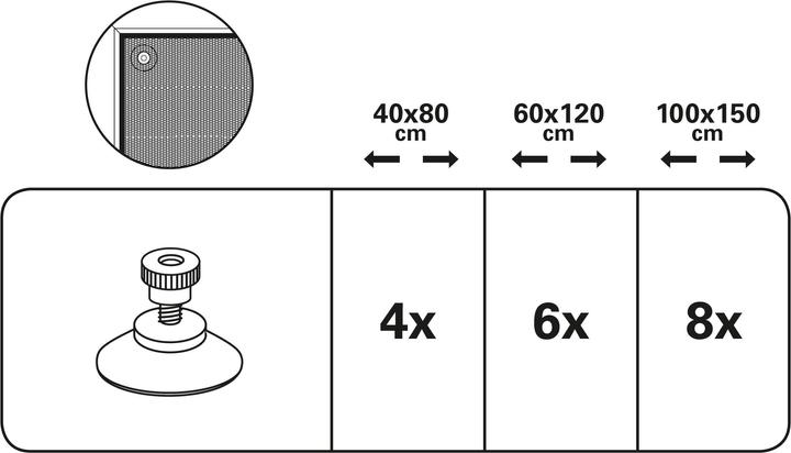 Actual product image Gardinia Sun protection (100 x 150 cm)