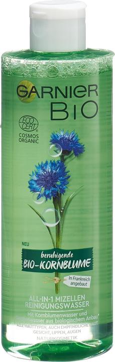 Actual product image Garnier Organic Cornflower All-in-1 (Micelle water, 400 ml)