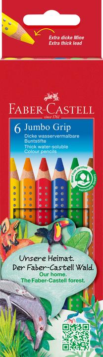 Produktbild Faber-Castell Jumbo Grip (Multicolor, 6 x)