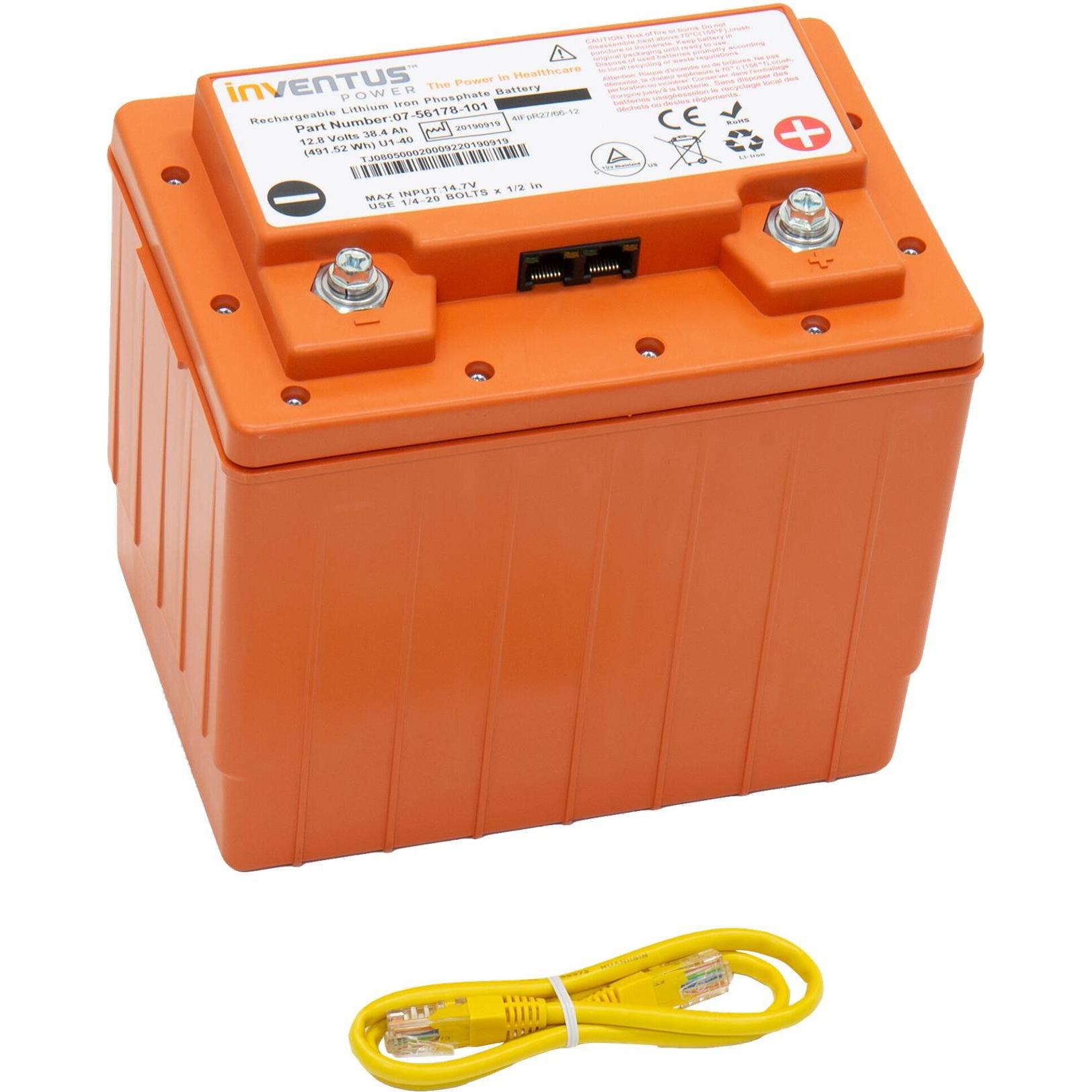 Ergotron SV-LiFe Ersatzbatterie (1 Stk., Gerätespezifisch, 40000 mAh), Batterien + Akkus