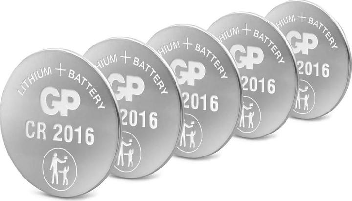 Actual product image GP Batteries Lithium Cell (5 pcs., CR2016, 90 mAh)