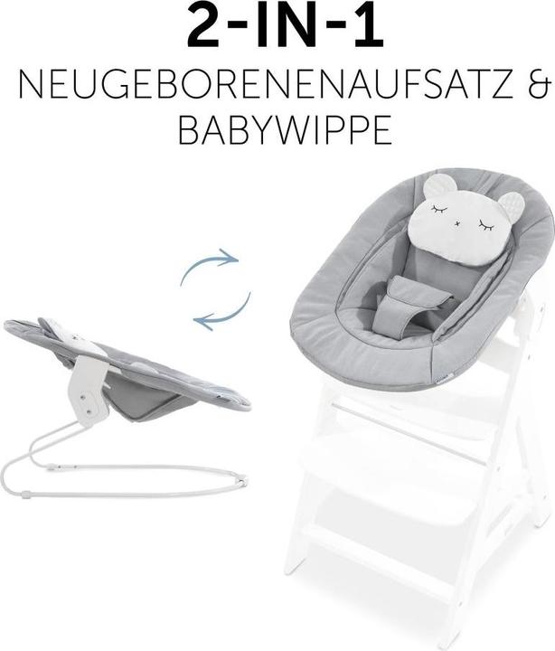 Produktbild Hauck Alpha Bouncer 2in1 Pastel Bear Light Grey
