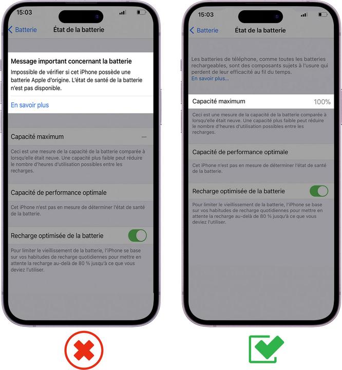 Actual product image Clappio 4323mAh replacement battery without BMS