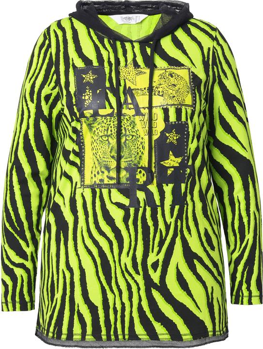 Produktbild Angel of Style Longshirt, Kapuze, Animalmuster, Glitzersteinchen (52)