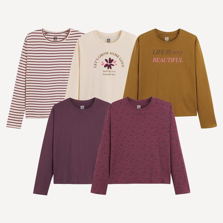 Produktbild La Redoute Collections 5er-Pack Shirts (152)