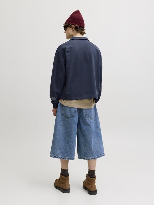 Produktbild Jack & Jones Jorsavona Sweat Split Neck Badge Ls Polo (M)