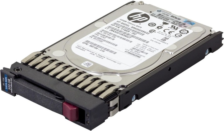 Actual product image HPE HP Server Accessories Hard disk (2.5" SFF) SATA 500GB (507750-B21) (0.50 TB, 2.5")