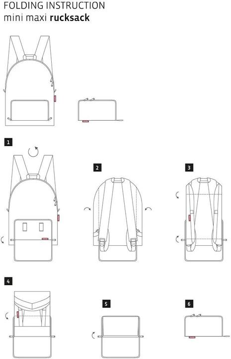 Actual product image reisenthel Backpack Mini Maxi Paisley Black (14 l)