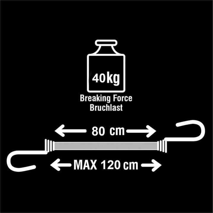 Actual product image Master Lock Rubber tensioning cord with clip