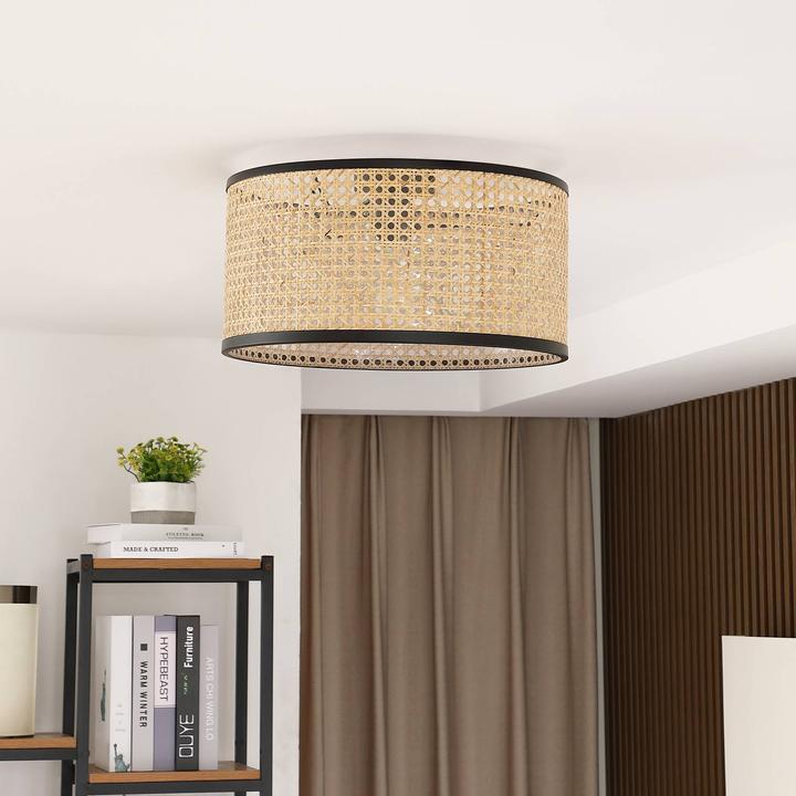 Actual product image Lindby Soula ceiling light fabric Ø 40 cm (E27)