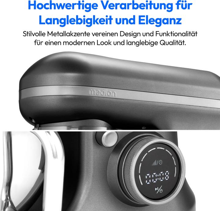 Actual product image Medion LIFE® Digital Food Processor MD18420 (1200 W)