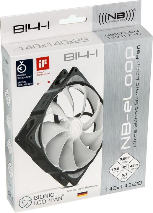 Produktbild Noiseblocker NB-eLoop B14-1 (140 mm, 1 x)