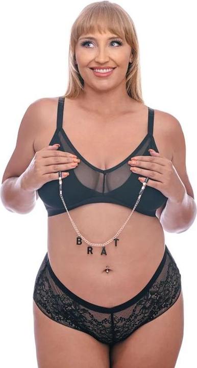 Produktbild Sportsheets - Sex & Mischief Brat Charmed Nipple Clamps