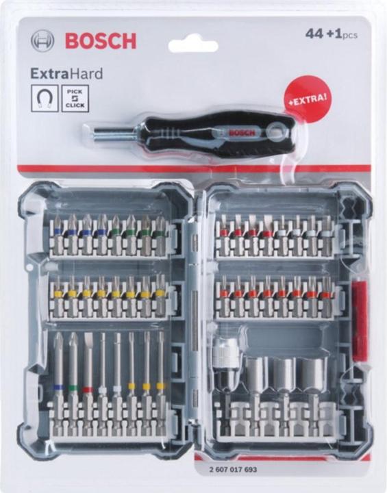 Actual product image Bosch Professional Zubehör Screwdriver bit set (T27, PH2, T40, HEX4, PZ2, PH1, Th27, T15, PZ1, SL5, SL3, Th25, PH3, SL4, SL6, HEX6)