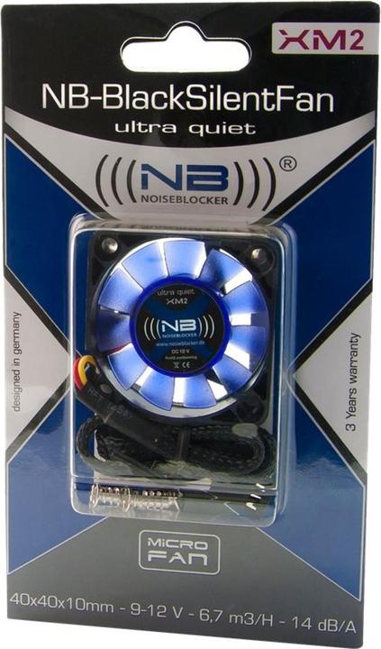 Immagine prodotto Noiseblocker BlackSilent XM2 (40 mm, 1 x)