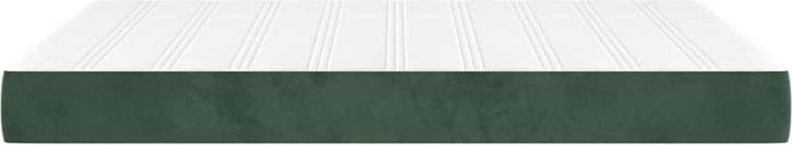 Produktbild vidaXL Taschenfederkernmatratze Dunkelgrün Samt (120 x 210 cm)