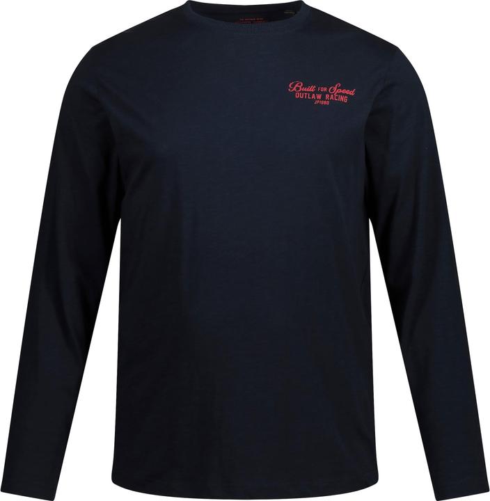 Actual product image JP1880 Long-sleeve top, round neck, prints, up to 8 XL (7XL)