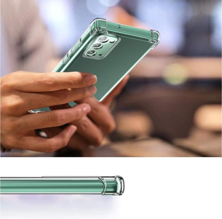 Immagine prodotto Screenguard Samsung Galaxy Note20 Custodia Crystal Soft Airbag Bumper (Samsung Galaxy Note 20)