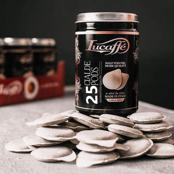 Produktbild Lucaffe Kaffeepads Mr. Exclusive 100% Arabica Lungo (25 Pads in Aludose) (25 x Port.)