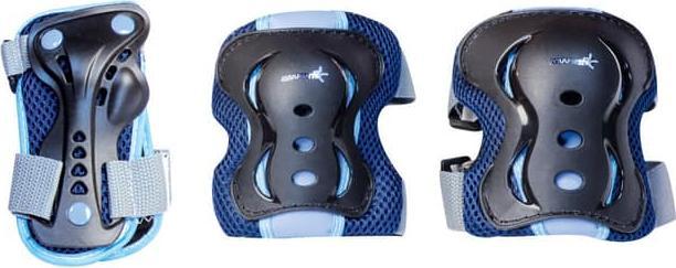 Actual product image Muuwmi protector set - XS (3-8 years) (XS, Wrist protectors, Elbow protectors, Knee pad, Unique specimen)