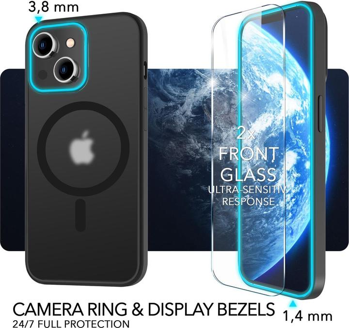 Actual product image Nalia Clear Transparent Silicone Sleeve (Apple iPhone 14 Plus)